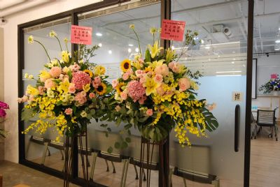 開幕與辦公室成立花藝佈置